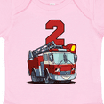 thumbnail image 4 of Inktastic 2nd Birthday Fire Truck Boys or Girls Baby Bodysuit, 4 of 5