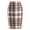X10 Pink, variant on Pencil Plaid Skirts For Women Fall Winter High Waisted Bodycon Knee Length Midi Skirt With Slit Pink Size 2Xl