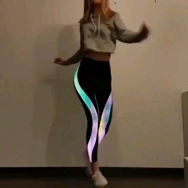 rainbow jogging bottoms