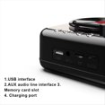 thumbnail image 4 of Lecteur de Disques Vinyle Portable Excellente Basse Anti-Interférences pour Activités Extérieures Camping Pa, 4 of 6