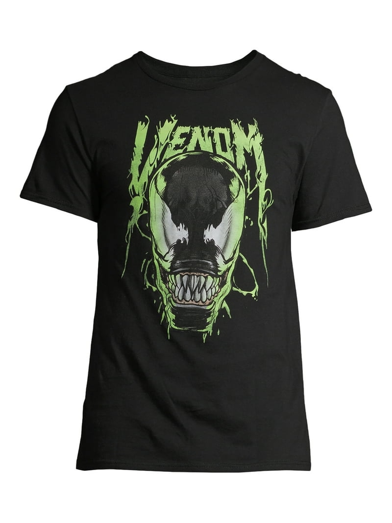 Marvel Oozy Venom & Purple Smoke Men's and Big Men's Graphic T