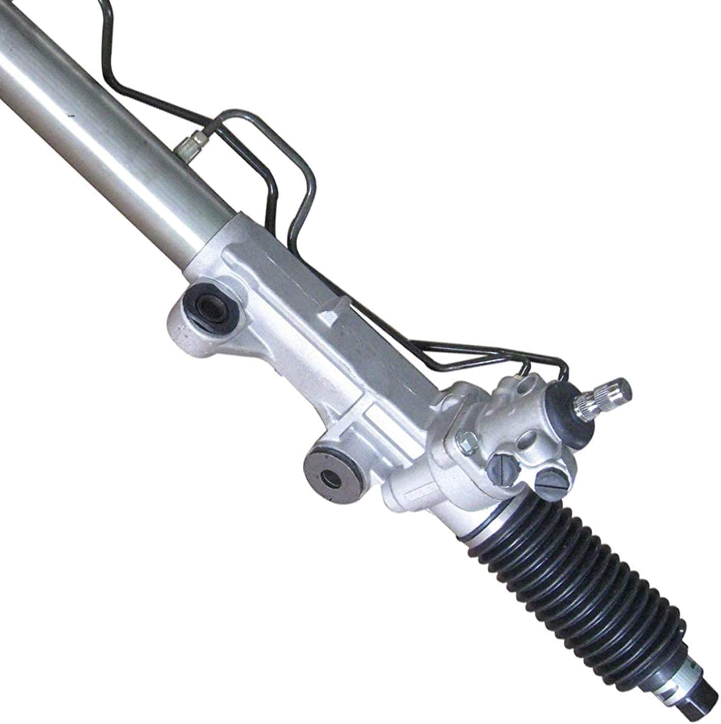 Detroit Axle - Rack & Pinion for 1995-2004 Toyota Tacoma 1996 1997 1998 1999 2000 2001 2002 2003, Complete Front Power Steering Rack and Pinion Assembly, 2 Outer Tie Rod Ends Replacement