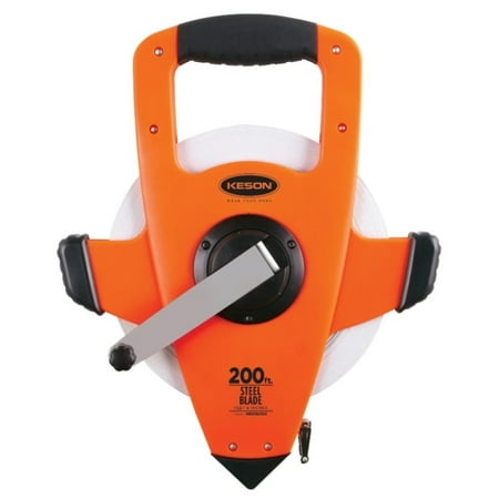UPC: 0052837021000 | Keson 200 Ft. Open Reel Steel Tape Measure Speed Rewind Sae