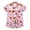 f#140Purple466, variant on HAYIMI Kids Halloween Short Sleeve Button Lapel Blouse Tops And Shorts Girls Spring Autumn Pajama Set Casual Homewear, 5-6 Years