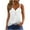 White, variant on AherBiu Tank Tops for Women Deep V Neck Sleeveless Wide Strap Summer Casual Comfy Tunic Shirts Blouse