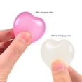 thumbnail image 5 of HuiXinOu 2-Pack Light-Sensitive Color Changing Stress Balls, Heart-Shaped TPR Decompression Toy, Color Shifts Exposed to Light, Fun Fidget Toy for Adults and Kids, Perfect for Stress Relief, 5 of 6