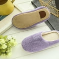 thumbnail image 2 of Eleanos Women Men Anti-Slip Warm Fleece Home Slippers Sandals Unisex Indoor House Shoes, 2 of 7