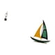 thumbnail image 5 of Estatua de arte abstracto,Estatua de arte abstracto Escultura de resina moderna,Figura de velero,Escultura de velero de hierro para decoración de oficina y hogar,Estatua de barco de escritorio, 5 of 8