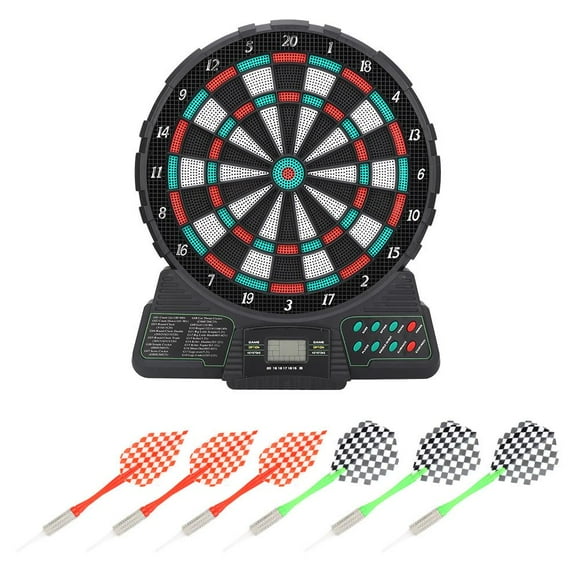 Rdeghly Electronic Dartboard Darts,Electronic Dartboard Darts/Automatic Scoring Dart Tips Toys Dart Dartboard Set Sound Reminding,Dart Dartboard Set