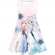 thumbnail image 2 of Vestido de otoño para niñas hielo y nieve 2 vestido de princesa Elsa fiesta de cumpleaños vestido de princesa sin mangas hermoso vestido de baile para niños 130 Gao Jinjia LED, 2 of 2