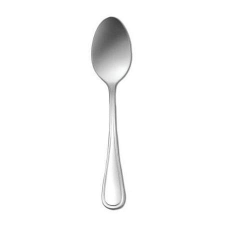 

7.25 in. New Rim Stainless Steel Silverplated Oval Bowl Soup & Dessert Spoon Silver