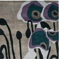 thumbnail image 2 of SAFAVIEH Soho Daisy Abstract Wool Area Rug, Grey/Blue, 3'6" x 5'6", 2 of 3