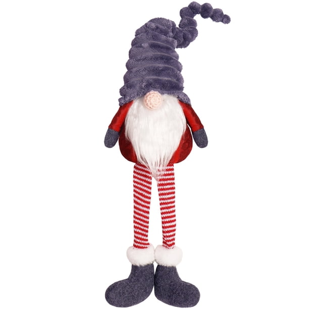 Muñeca Sin Rostro De Navidad Hecha A Mano Muñeca Clásica De Navidad Con Piernas Largas Adornos Navideños Para El Hogar