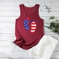 thumbnail image 4 of Blusa sin mangas con cuello redondo y estampado de girasol para mujer Fridja  gh3102, 4 of 5