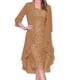 thumbnail image 5 of Conjunto de vestido camisero y cárdigan de tul para mujer Vestido informal de color sólido a la moda para fiesta de graduación, 5 of 8