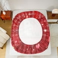 thumbnail image 5 of Feelyou Romantic Gnome Bed Sheets, Couple Valentine's Day King Sheets, 4 Pieces, 5 of 7