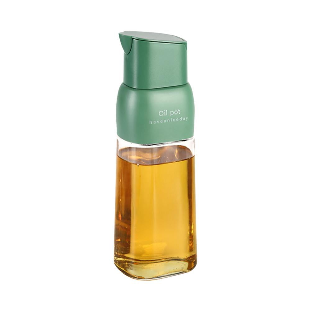 Stainless Steel Olive Oil Vinegar Dispenser Jar Seasoning Condiment Pot Bottle 