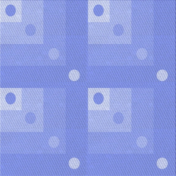 Ahgly Company Machine Washable Indoor Square Transitional Day Sky Blue Area Rugs, 7' Square