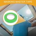 thumbnail image 3 of Cinta de pintor universal Unique Bargains - Cinta de enmascarar para pintura de automóviles DIY sin residuos - Papel crepé verde de 0.7 pulgadas x 60.1 yardas, 3 of 7