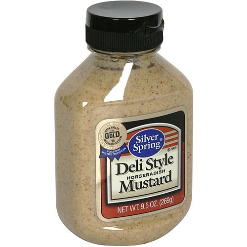 Silver Spring Deli Style Horseradish Mustard, 9.5 oz (Pack of 9 ...
