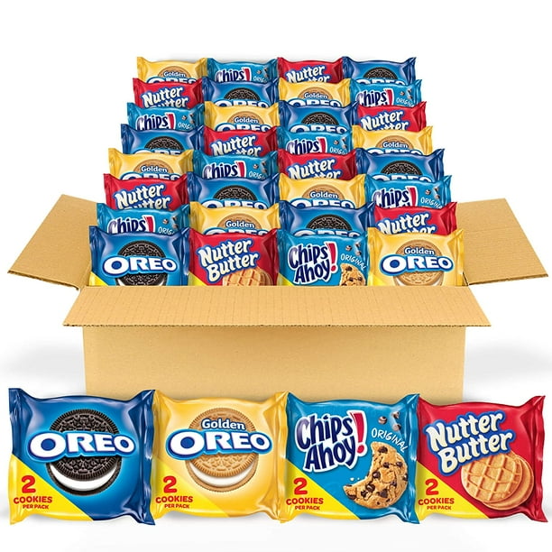 OREO Original, OREO Golden, CHIPS AHOY! & Nutter Butter Cookie Snacks