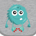thumbnail image 4 of Inktastic Furry Monster, Blue Monster, Cute Monster, Silly Boys or Girls Baby Bib, 4 of 4