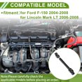 thumbnail image 3 of Eje de columna de dirección para Ford F-150 2004-2008 Eje No. 4L3Z3B676DA/8L3Z3B676A Metal 1 Pc, 3 of 7