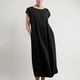 thumbnail image 2 of TopLLC Vestidos de verano para mujer,Vestido largo para mujer,Vestido largo de algodón con cuello redondo, sin mangas, cuello redondo, estilo retro, talla grande,Vestidos de verano para mujer,Black,S, 2 of 6