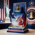thumbnail image 4 of 250th Anniversary Whiskey Bottle, USA Patriotic Commemorative Whiskey Glass for Father's Day, Liquor Gift, 4 of 5