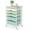 Green, variant on Utility Cart with 5 Drawers,Storage Drawer Cart with Wooden Tabletop and Lockable Wheels,Craft Storage Trolley Cart,5-Tier Rolling Utility Cart on Wheels,Rainbow