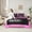 Pink Black, variant on jejeloiu Girly Ballet Twin Bedding Sets 7-Piece,Ballerina Dancer Bedding Comforter Set,Pink Bling Diamond Sheet Sets For Teens,Luxury Bedroom Decor Reversible