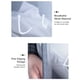 thumbnail image 5 of Cesto de ropa sucia transparente con doble asa Cesto de ropa sucia plegable Cesto de ropa Cestos de almacenamiento, 5 of 8