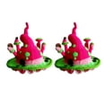 thumbnail image 3 of 2 sombreros de cubo de punto de ganchillo con forma de seta, sombreros de hadas, para fiestas, juegos de rol, mujeres y niños Adulto, 3 of 8