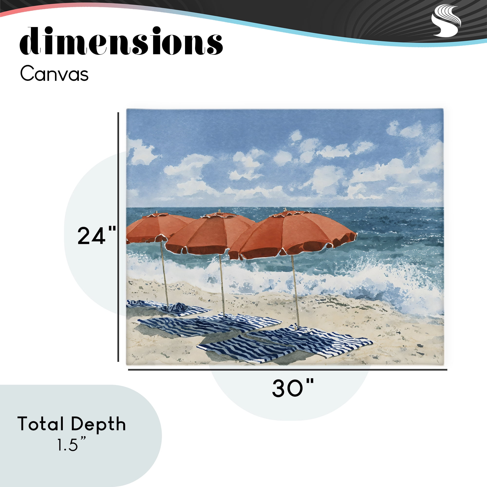 Stupell Industries Shade From The Sun Canvas Wall Art, design by Franklyn Gregory