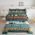 thumbnail image 2 of Feelyou Western Lake House Bedding Comforter Set, Rustic Boating Sport Lover Twin Comforter Sets, Teens Adult Men Reversible Bedding Set, Super Cozy Room Decor, 2-Piece, 2 of 8