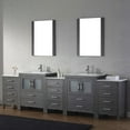 thumbnail image 6 of Virtu Dior 110 in. Double Bathroom Vanity Set with Ceramic Top, 6 of 10