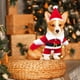 thumbnail image 4 of Disfraz de Papá Noel para perros y gatos, ropa navideña para mascotas, linda ropa de Papá Noel para perros, ropa navideña para mascotas con gorro de Papá Noel, 4 of 5