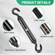 thumbnail image 5 of 2PCS M8 Hook & Hook Turnbuckle 304 Stainless Steel, 5 of 5