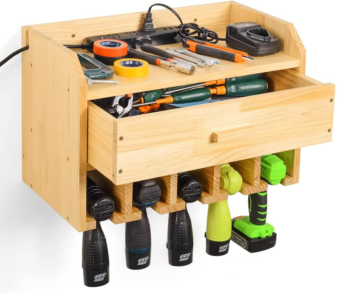 Details about   CORDLESS TOOL STORAGE RACK