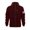 Red, variant on LUOGENLI Hoodies for Men Zip up Navy Blue Men's Zip up Hoodie Casual Loose Fit Pullover Sweatshirt for Autumn Winter Comfortable Streetwear Fashion Outerwear Green2 Size XXXL