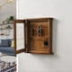 thumbnail image 2 of Caja para Llaves de Madera, Retro, de Pared, Armario para Llaves con Puerta MagnéTica, Almacenamiento Duradero de Madera Maciza con 6 -B, 2 of 5