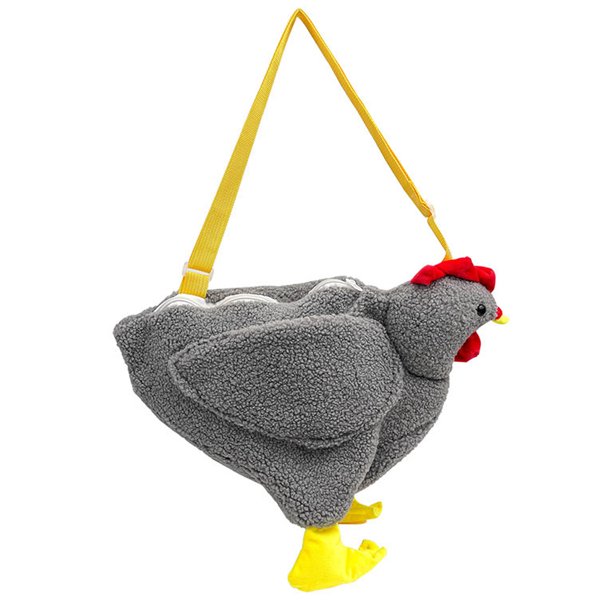 Monedero cruzado con forma de gallina, bolso de pollo, monedero de pollo para niñas MFZFUKR CPB-US-XD2240-3