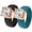 Black and Ocean Rose Gold, variant on Rinfit Silicone Ring – 7mm Round Solitaire CZ - 2 Rings Set | U.S. Patented Design - GlowStone Collection