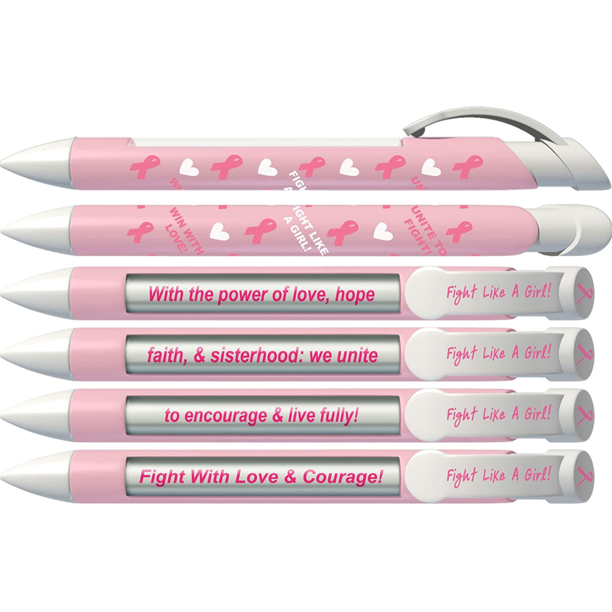 Greeting Pen Breast Cancer Awareness Pen Set Asssortment: Set of 36 Pens (12 Each of 3 Designs)