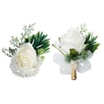 thumbnail image 2 of chidgrass Banquet Ceremony Prom Artificial Flower Corsage Portable Reusable Simple Design Romantic Bridesmaid Decoration Wrist and Breast, 2 of 6