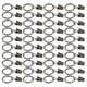 thumbnail image 2 of 40 Pack Vintage Curtain Clips, Strong Metal Decorative Rustproof Drapery Curtain Ring with Clip Bron hwy, 2 of 5