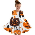 thumbnail image 1 of LOVZFMLL Robe de Princesse Imprimée pour Enfants et Filles de 4 à 14 Ans, Manches Longues, Col Rond, 1 of 3