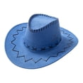 thumbnail image 4 of Sombrero de Vaquero Yinane Accesorio Disfraz Occidental 58cm Blanco, 4 of 5