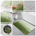 thumbnail image 6 of Sage Green Ombre Bath Mat 3 Piece Bathroom Rug Set, Modern Abstract Art Ocean Oil Painting Non Slip Bath Rug Contour Mat and Toilet Lid Cover, Absorbent Shower Mats Soft Bath Rugs and Mats Sets, 6 of 8