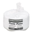 thumbnail image 3 of Plastic Dinnerware, Compartment Plates, 9" Dia, White, 125/pack | Bundle of 2 Packs, 3 of 5